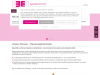 spectromat.de Webseite Vorschau
