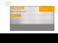 hueser-haustechnik.de Webseite Vorschau