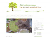 kretzschmar-garten.de Webseite Vorschau