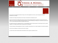 krone-buergel.de Webseite Vorschau