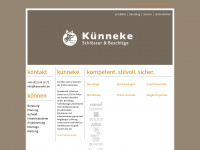 kuenneke.de Webseite Vorschau