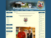 burgerschuetzenverein.de Webseite Vorschau