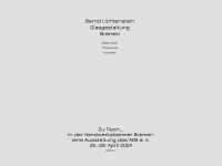 lichtenstein-glas.de Webseite Vorschau