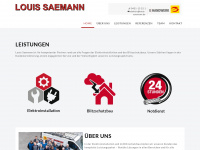 louis-saemann.de Webseite Vorschau