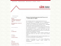 lueck-bau.de Webseite Vorschau