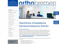 orthobremen.de Webseite Vorschau