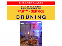 party-bruening.de Webseite Vorschau