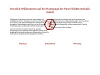 pawel-elektrotechnik.de Webseite Vorschau