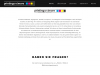 printingandmore.de Webseite Vorschau