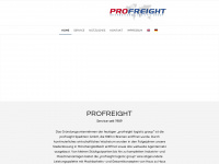 profreight-logistic.com Webseite Vorschau