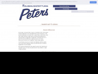 raumausstattung-peters.de Webseite Vorschau
