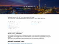 1st-berlin-hotels.com Webseite Vorschau