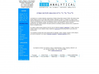 iso-analytical.co.uk Webseite Vorschau