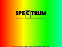 spectrumaudio.de Webseite Vorschau