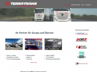 terratrans.de Webseite Vorschau