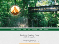 tierfriedhof-bremen.de Webseite Vorschau