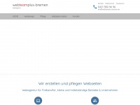 webteamplus-bremen.de Webseite Vorschau