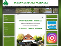 scheunenmarkt-warneke.de Webseite Vorschau