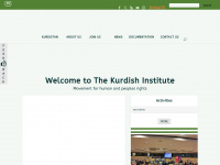 kurdishinstitute.be Webseite Vorschau