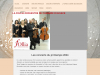 la-follia.org Webseite Vorschau