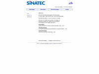 sinatec-alarmanlagen.de Webseite Vorschau