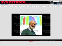 sync-studio.com Webseite Vorschau
