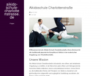 aikido-schule-charlottenstrasse.de Webseite Vorschau