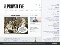 private-eye.co.uk Webseite Vorschau