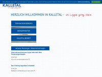 kalletal.de Webseite Vorschau