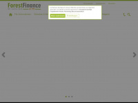 forestfinance.de Webseite Vorschau