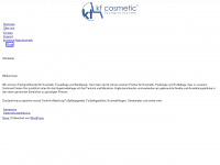 kf-cosmetic.de Webseite Vorschau