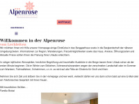 berggasthaus-alpenrose.at Webseite Vorschau