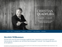 christianquadflieg.de Webseite Vorschau