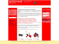 aktive-pause.de Webseite Vorschau