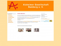 alzheimer-bamberg.de Webseite Vorschau