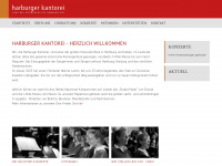 harburger-kantorei.de Webseite Vorschau