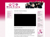 miss-klang.de Webseite Vorschau