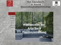 anja-beck.de Webseite Vorschau