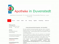 apotheke-in-duvenstedt.de Webseite Vorschau