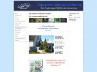 aquarien-center-loehning.de Webseite Vorschau