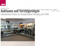 auktionshausmeyer.de Webseite Vorschau