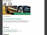 mertsch-zander.de Webseite Vorschau