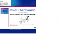 axelhartmann.com Webseite Vorschau