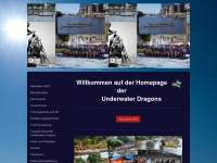 underwaterdragons.de Webseite Vorschau