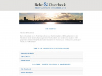 behr-overbeck.de Webseite Vorschau