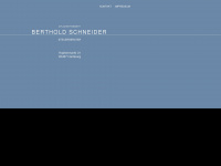 berthold-schneider.de Webseite Vorschau