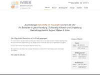 bestattungsinstitut-weber.de Webseite Vorschau