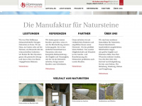 hoffmann-naturstein.de Webseite Vorschau