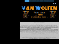 vanwolfen.de Webseite Vorschau