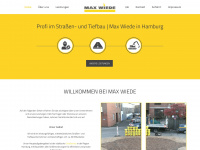 max-wiede.de Webseite Vorschau